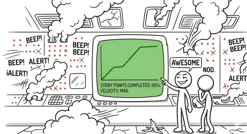 Métricas tóxicas: story points, commits y otras formas creativas de autoengañarse