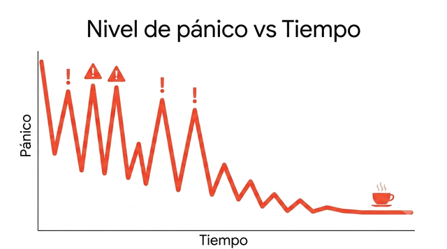 Panic vs. time