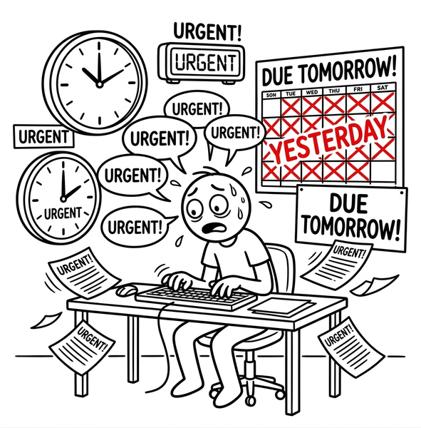 The cult of urgency: when everything was needed yesterday and tomorrow will be worse